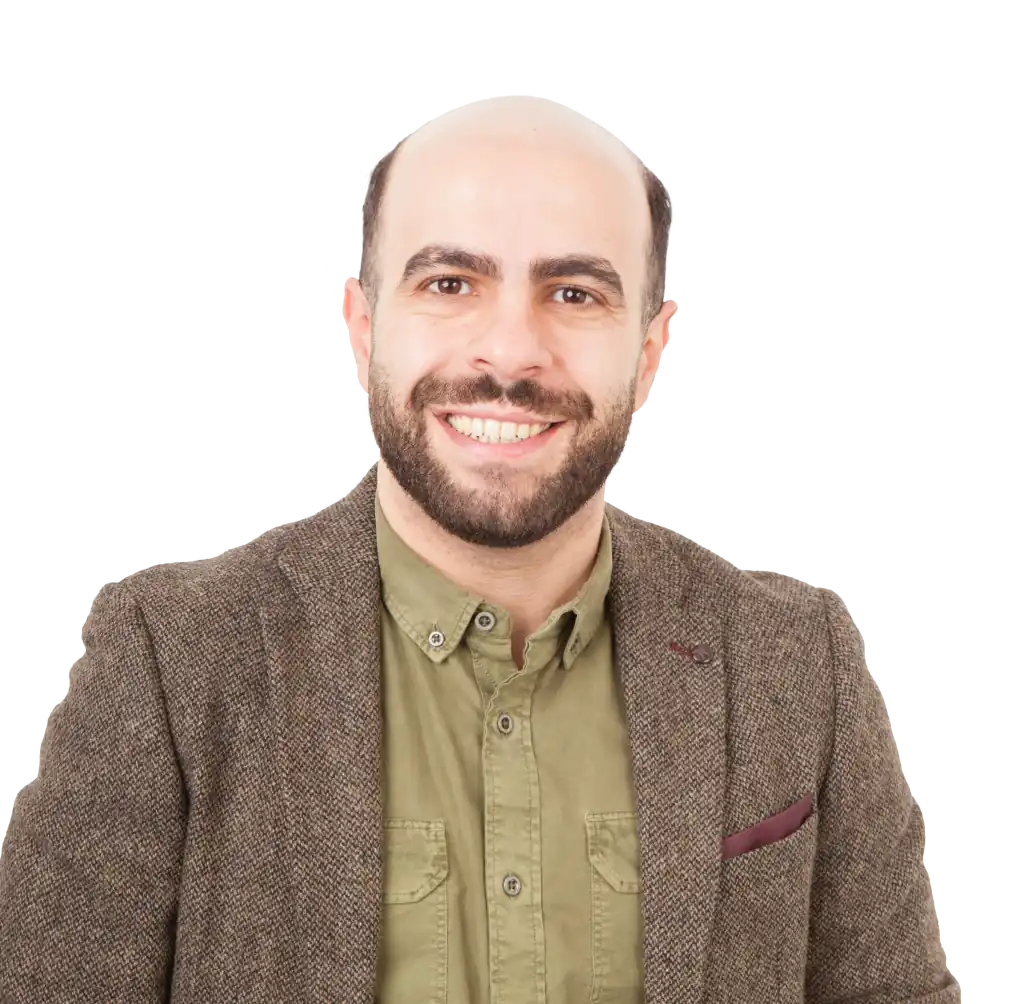 Bespoke Hair Systems, Wigs, Hair Pieces & Toupees image showing man before fitting